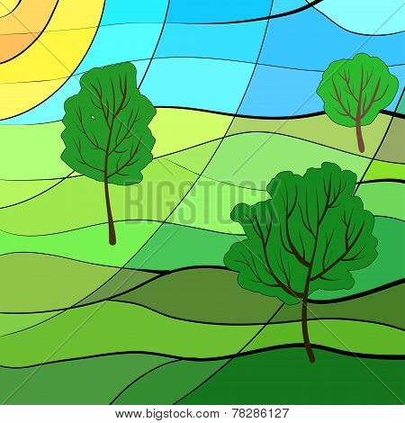 Summer landscape