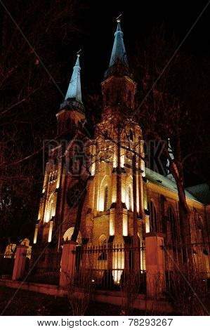 Old school  of church.