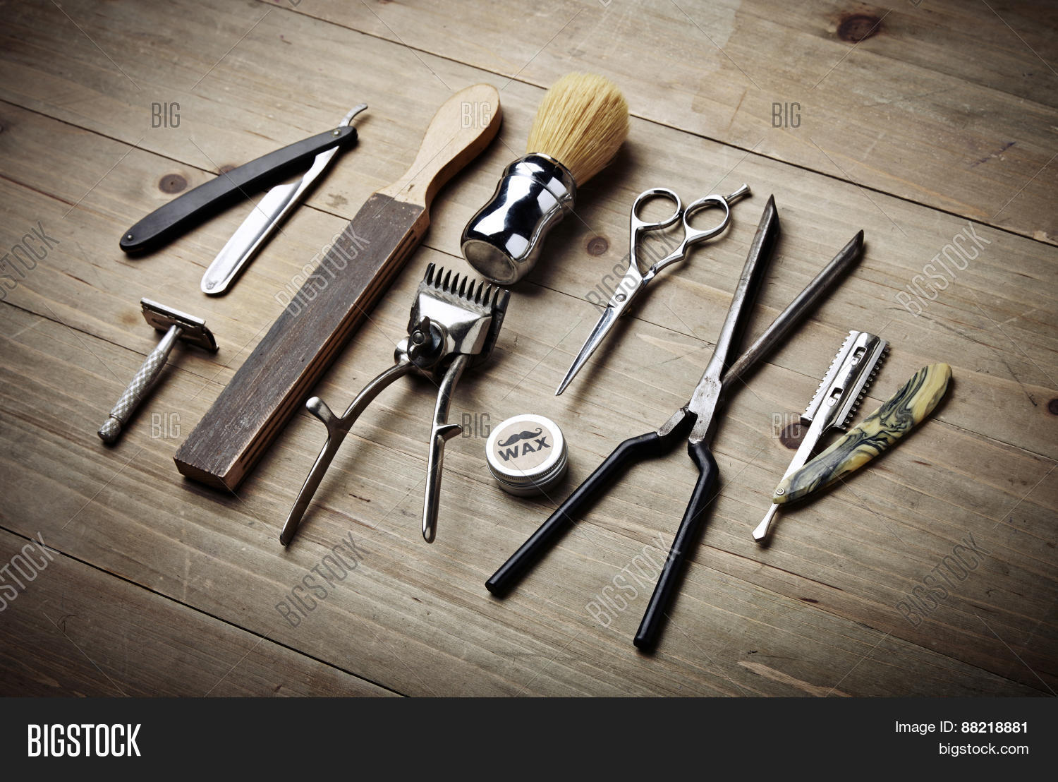 Vintage Tools Barber Image & Photo (Free Trial) Bigstock