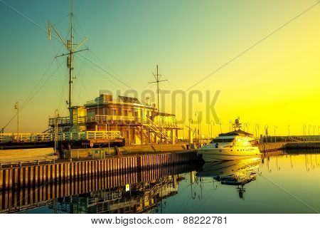 Marina In Early Morning Light