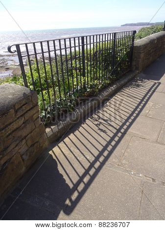 Railings Pathway Seascape
