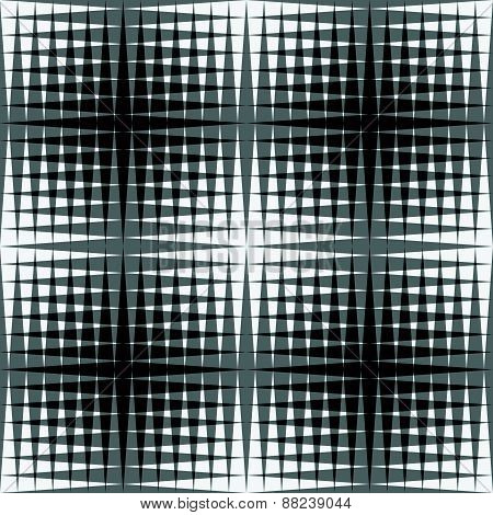 Overlapping Triangles Seamless Patterns. Editable Vector Background. Black And White Abstract Graphi