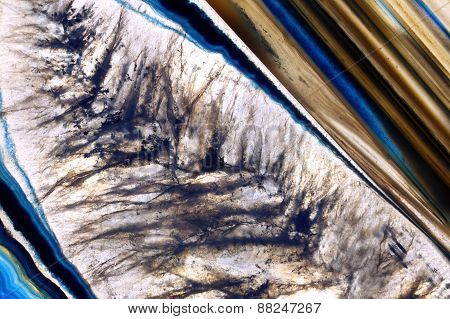 Blue And Gold Crystal
