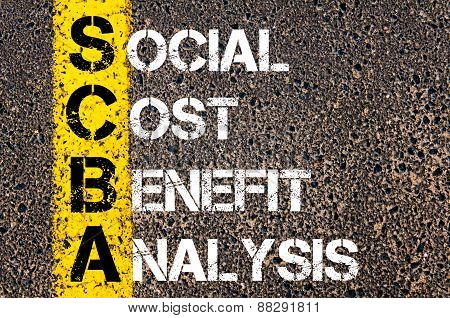 Business Acronym Scba As Social Cost Benefit Analysis