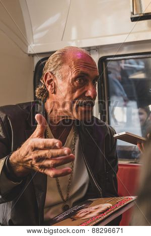 Les Gold Of The Tv Series Hardcore Pawn At Fuorisalone During Milan Design Week 2015