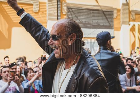 Les Gold Of The Tv Series Hardcore Pawn At Fuorisalone During Milan Design Week 2015