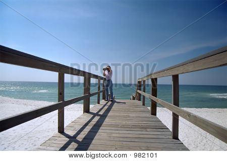 Pensacola Beach Gehweg