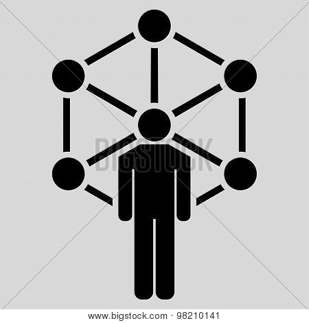 Network icon from Business Bicolor Set