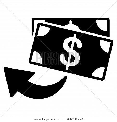 Cashback icon from Business Bicolor Set