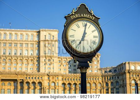 Parliament building in Bucharest