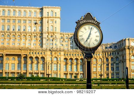 Parliament building in Bucharest