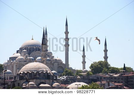 Suleimanie Mosque In Istanbul