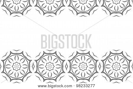 Monochrome Background With Abstract Elements