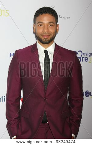 LOS ANGELES - AUG 8:  Jussie Smollett at the 17th Annual HollyRod Designcare Gala at the The Lot on August 8, 2015 in West Hollywood, CA