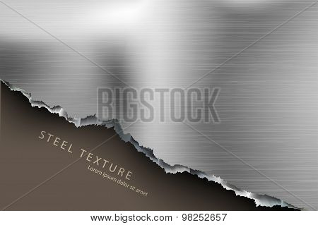 Template for the text from the metall background