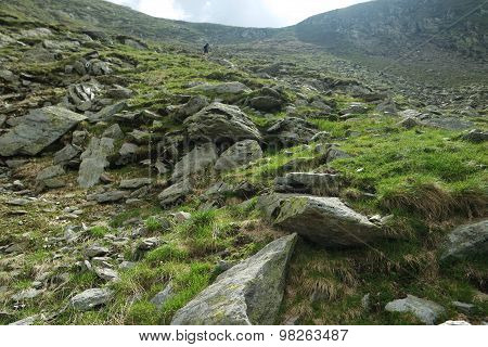Climbing up the hills