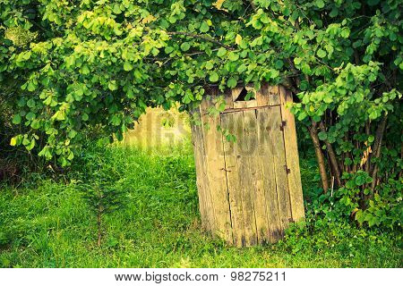 Wooden Outhouse