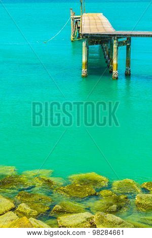 Walkway And Pier.