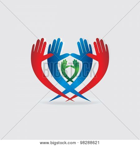 hands team concept