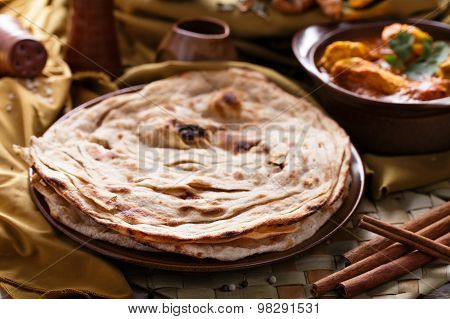 Indian Prata Bread