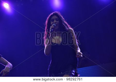 Sexy Girl Dancing On The Stage