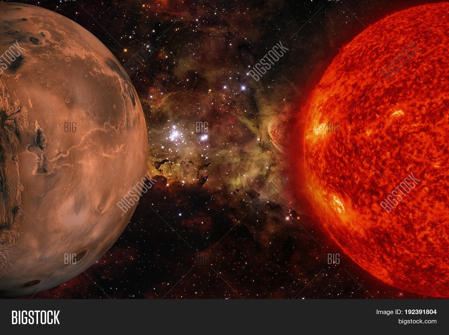 Solar System Mars Image Photo Free Trial Bigstock
