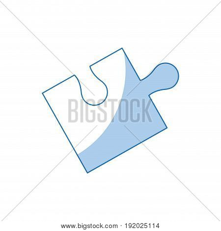 parts of paper puzzles business concept layout vector illustration