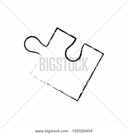 part of paper puzzles business concept layout vector illustration