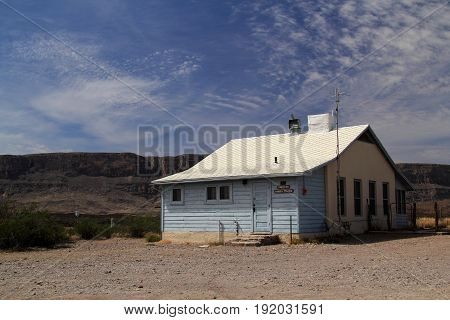 Historic Structures in the Costolon Section of Big Bend National Park, Texas