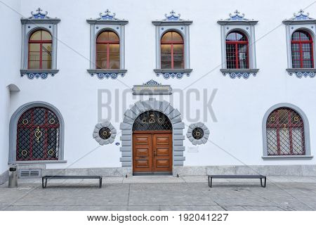 The Town-hall Of St. Gallen On Switzerland