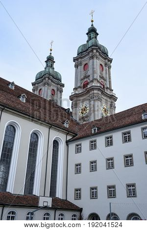 Abbey Of St. Gallen On Switzerland