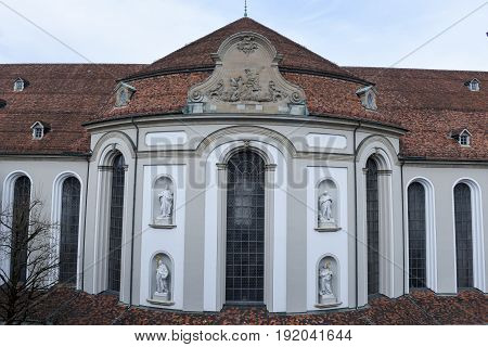 Abbey Of St. Gallen On Switzerland