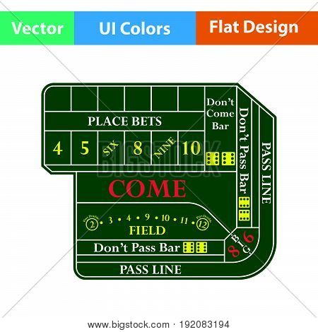 Craps Table Icon