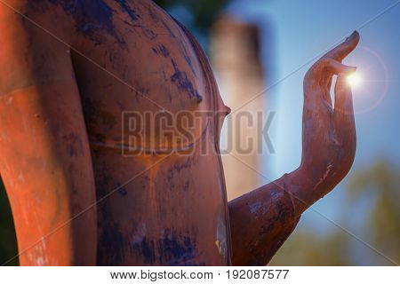 Sukhothai, Thailand - January 16 2017: Wat Sa Si Temple In The Precinct Of Sukhothai Historical Park