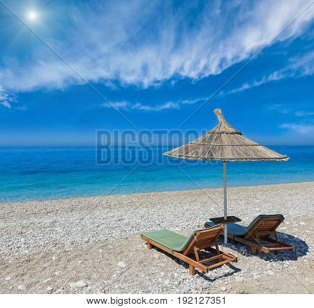 Summer Morning Beach.