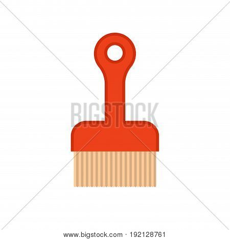 Sweeper isolated. Cleaning accessory. Cleaner object vector illustrator