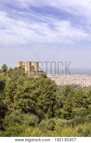Ancient fortress named Kasbah Ras el-Ain in Asserdoun province of Beni Mellal Morocco.