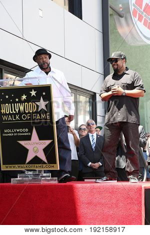 LOS ANGELES - JUN 12:  William Loshawn Calhoun Jr aka WC, Ice Cube at the Ice Cube Star Ceremony on the Hollywood Walk of Fame on June 12, 2017 in Los Angeles, CA