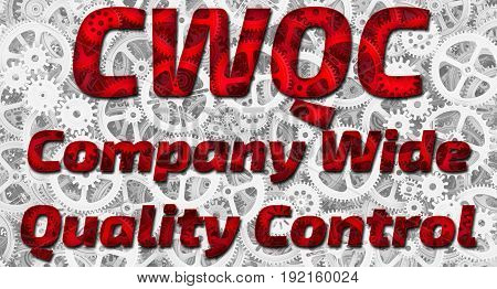 Red inscription 