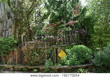 CAMDEN, NJ - MAY 6: Camden Childrens Garden in Camden, New Jersey, as seen on May 6, 2017. This venue was created in 1999 and is designed for children and families.