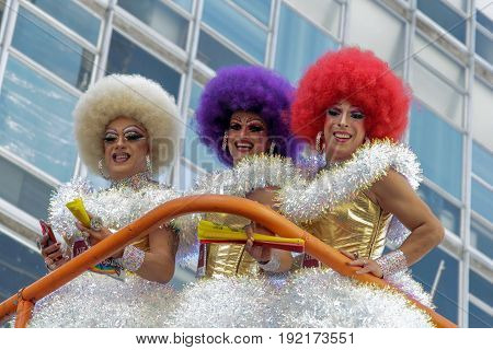Drag Queen In Gay Pride Parade Sao Paulo 21St
