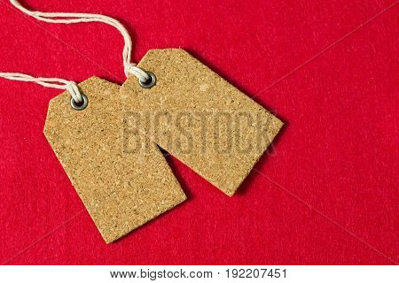 Set Of Blank Price Tags