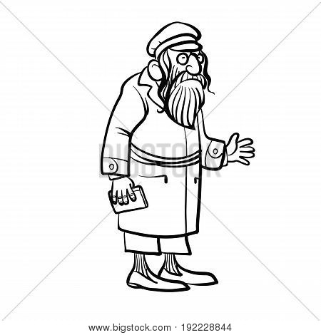 jewish man traditional looking in 20 century