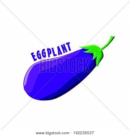 logo icon Symbol design Eggplant farm Creative