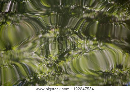 Abstract fantasy background on a wavy water surface I. Horizontal image