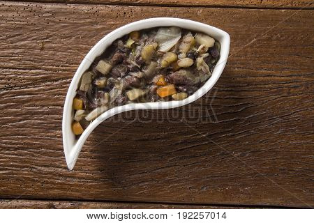 Brazilian Traditional Food Called Feijao De Capataz.