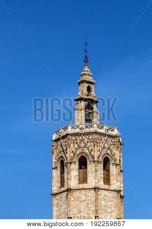 Bell Tower "Micalet" of Valencia Cathedral Spain