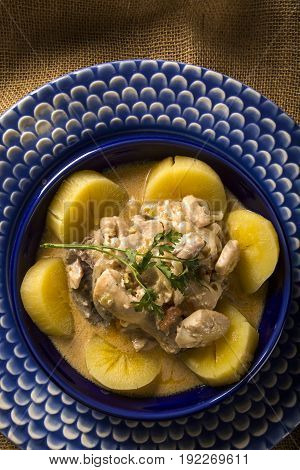 Tambaqui With Chestnut Sauce - Traditional Amazonian Dish