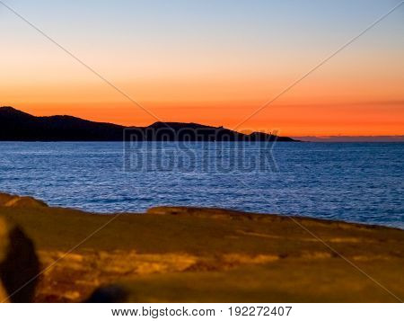 Sunset In St.florent