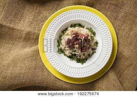 Dried Meat With Rice - Traditional Bahia Food